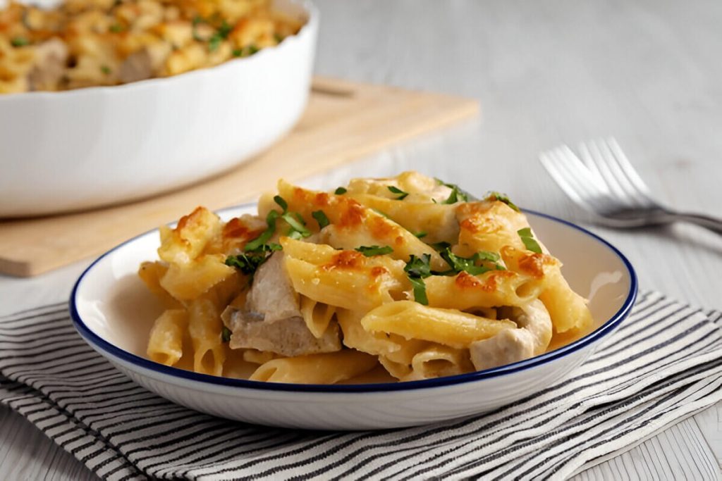 Creamy Chicken Alfredo Penne